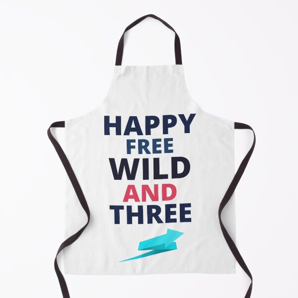 Item preview, happy free wild and three birthday shirt,Girl birthday,birthday Girl,Third birthday shirt,Pink birthday shirt,Three birthday designed and sold by BousboulaStorie.
