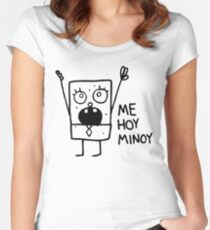 Camiseta entallada de cuello ancho Bob Esponja: Doodlebob