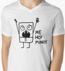 Camiseta para hombre de cuello en v Bob Esponja: Doodlebob
