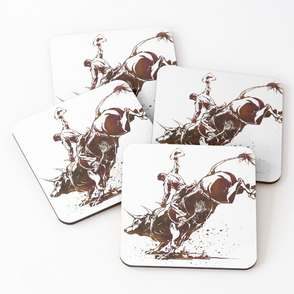 Item preview, Bull Riding Cowboy designed and sold by smwolfgang.