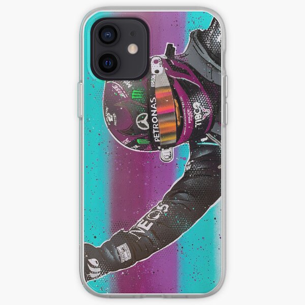 Lewis Hamilton 2020 F1 graffiti painting by DRAutoArt iPhone Soft Case
