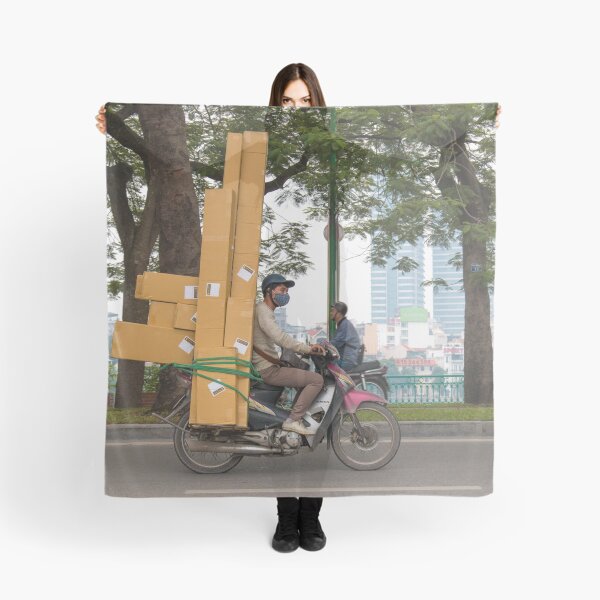 Item preview, Scooter in Hanoi with long load designed and sold by Martin Berry Photography.