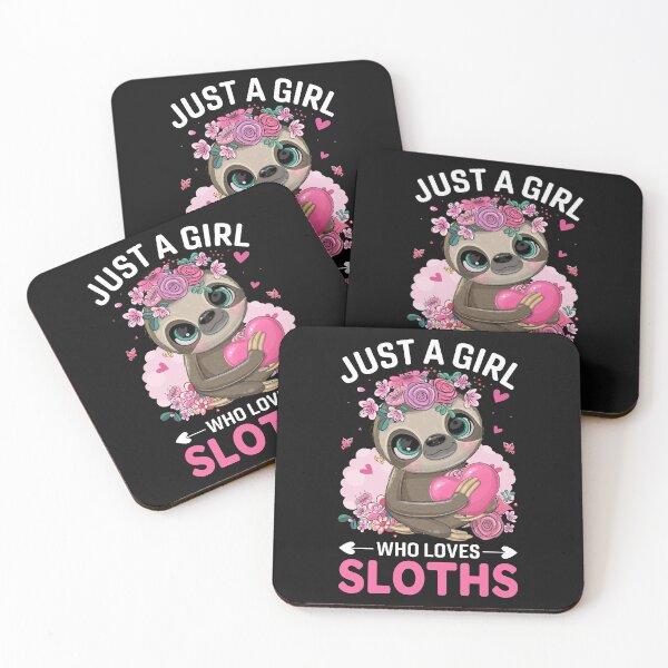 Item preview, Just a Girl Who Loves Sloths Funny Sloths Lover Gift idea designed and sold by Best Designer.