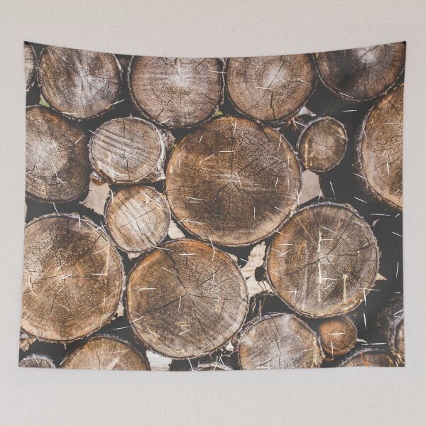 Item preview, Cut Wood Logs Fresh Smell Of Saw Dust Pattern designed and sold by loveoceanair.