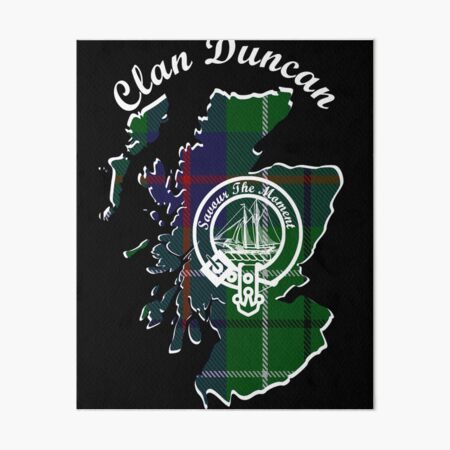 Clan Duncan Scotland Map Crest Art Board Print By Ljrigby Redbubble   Gbrf,8x10,f,540x540 Pad,450x450,f8f8f8 