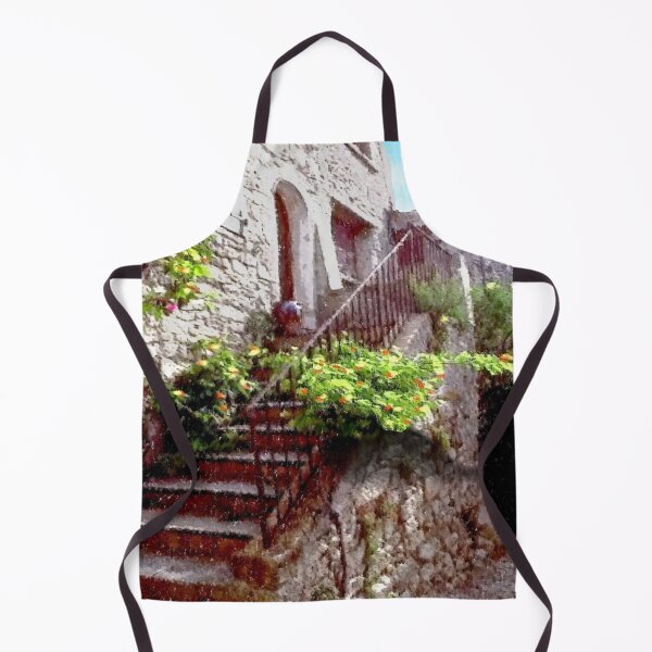 Item preview, Provence,staircase with flowers. designed and sold by Robert Elfferich.