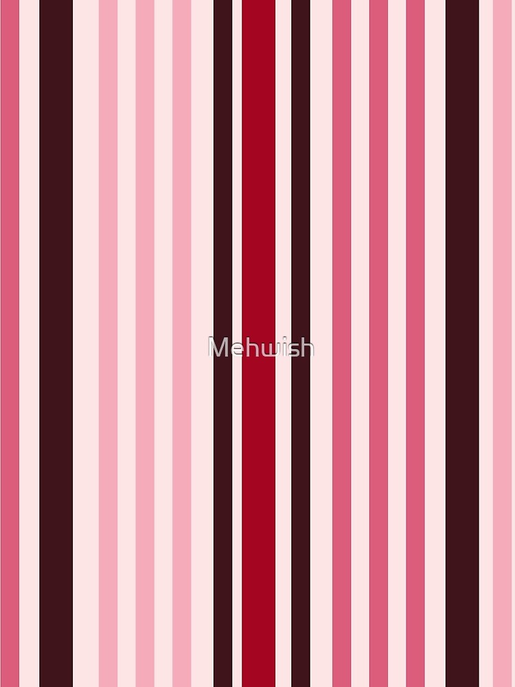 Rose pink vertical stripes by Mehwish
