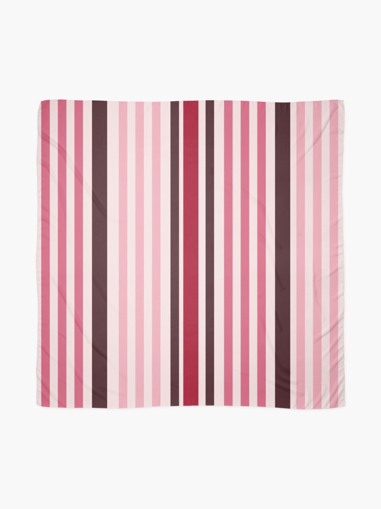 Alternate view of Rose pink vertical stripes Scarf