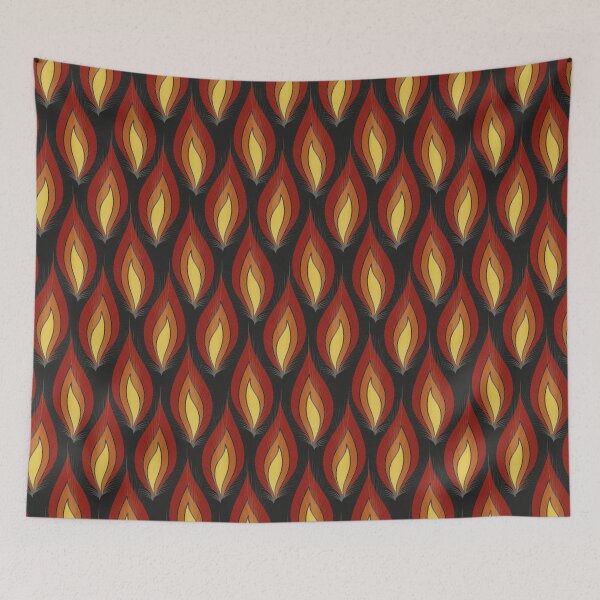 Item preview, flame designed and sold by mentabludesign.