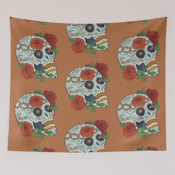 Item preview, Calavera Roses designed and sold by Arthur Wendler.