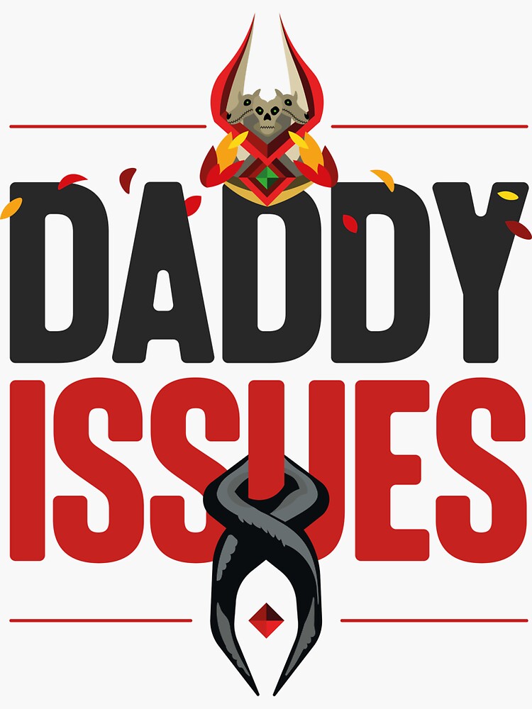 Daddy Issues Song Plaque Drawing Sticker for Sale by bestshowsticker