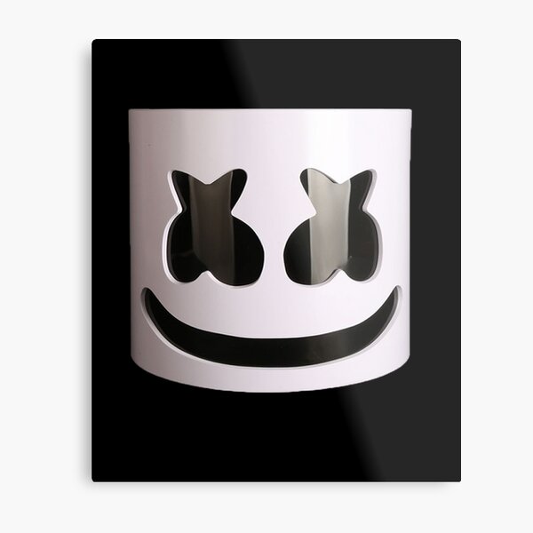 Marshmello Metal Prints Redbubble - roblox backpacking marshmallow glitch