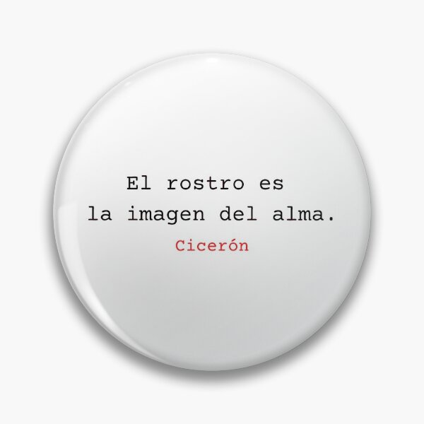 Item preview, El rostro es la imagen del alma. Cita de Cicerón. designed and sold by Vintage-TM.