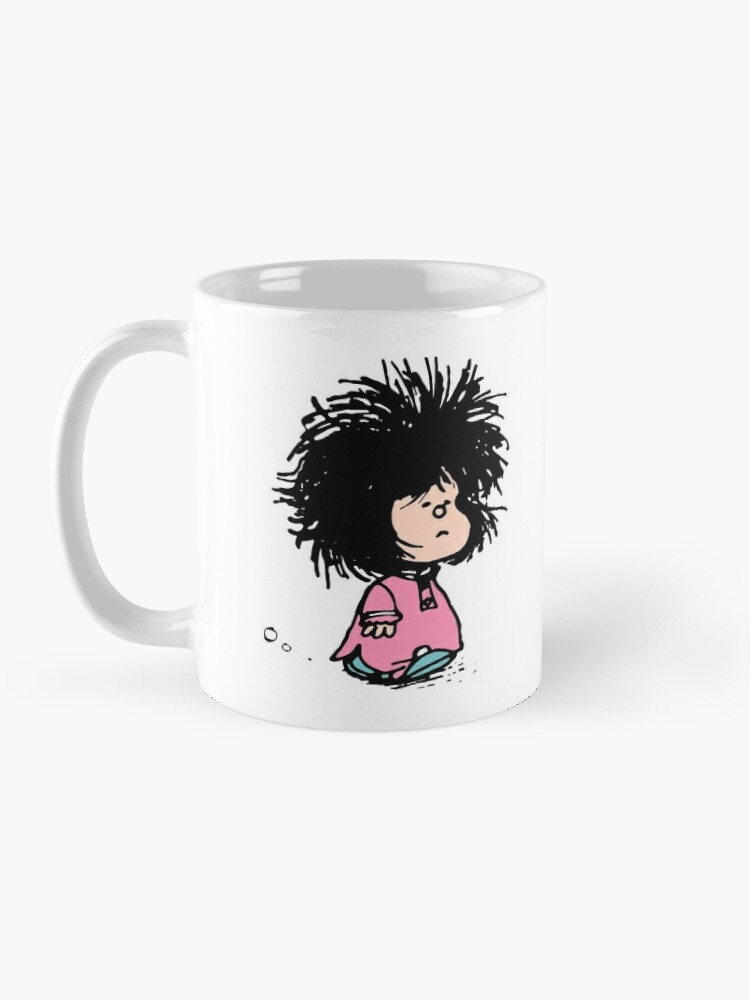 Taza Mafalda Despeinada Coffee Mug Tea Cup Mafalda Design - Ceramic Cup  Printed On Both Sides