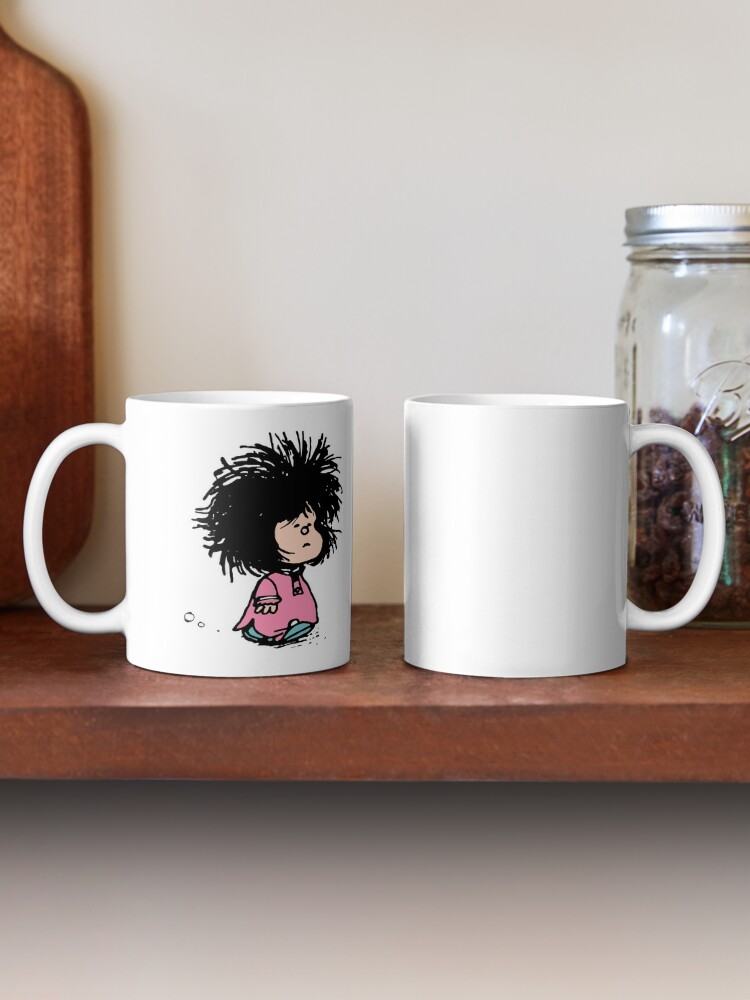 Taza Mafalda Despeinada Coffee Mug Tea Cup Mafalda Design - Ceramic Cup  Printed On Both Sides