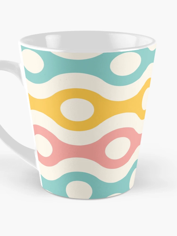 Thumbnail 3 of 4, Coffee Mug, Retro Pattern Texture Design Print designed and sold by Pointit.