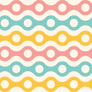 Artwork thumbnail, Retro Pattern Texture Design Print by Pointit