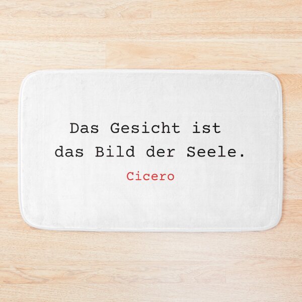 Item preview, Das Gesicht ist das Bild der Seele. Zitat aus Cicero. designed and sold by Vintage-TM.