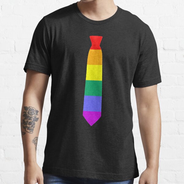 Rainbow Pride Tie Essential T-Shirt