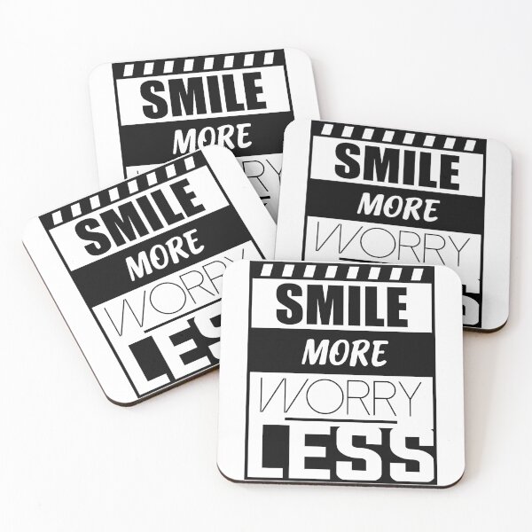 Item preview, Smile More, Worry Less designed and sold by Melcu.
