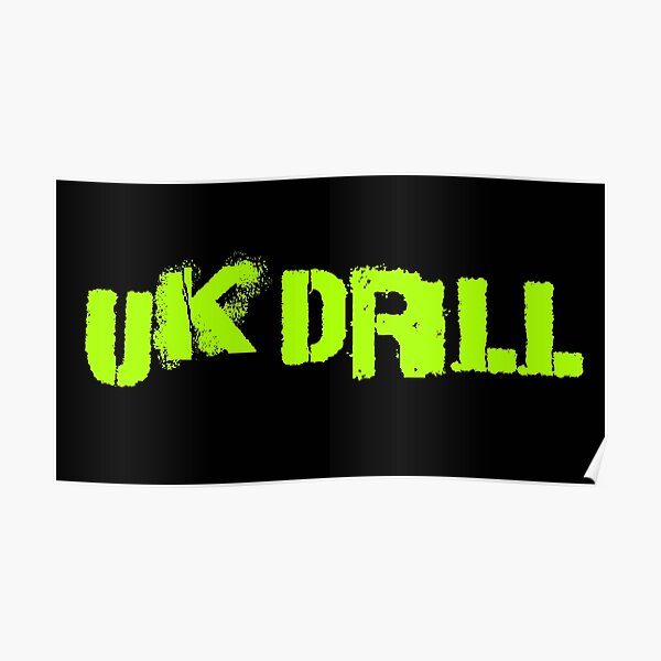Uk Drill Posters Redbubble - uk drill roblox id code
