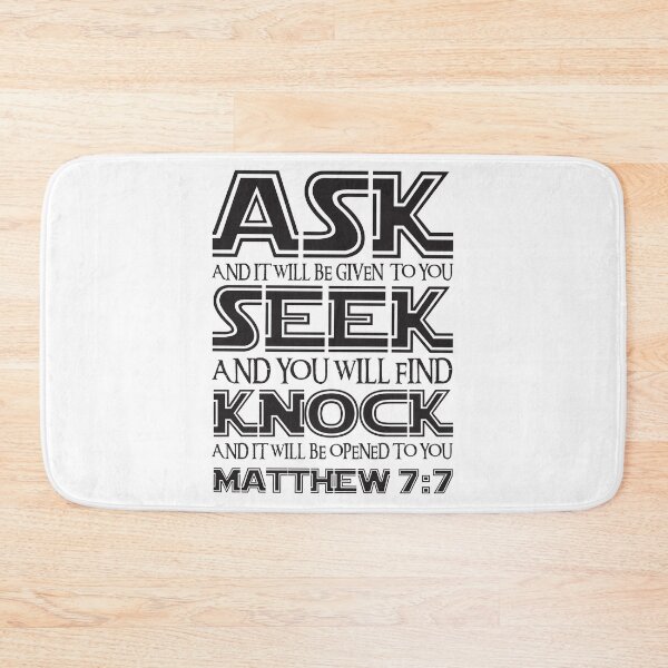 Item preview, Mateo 7:7 designed and sold by plushism.