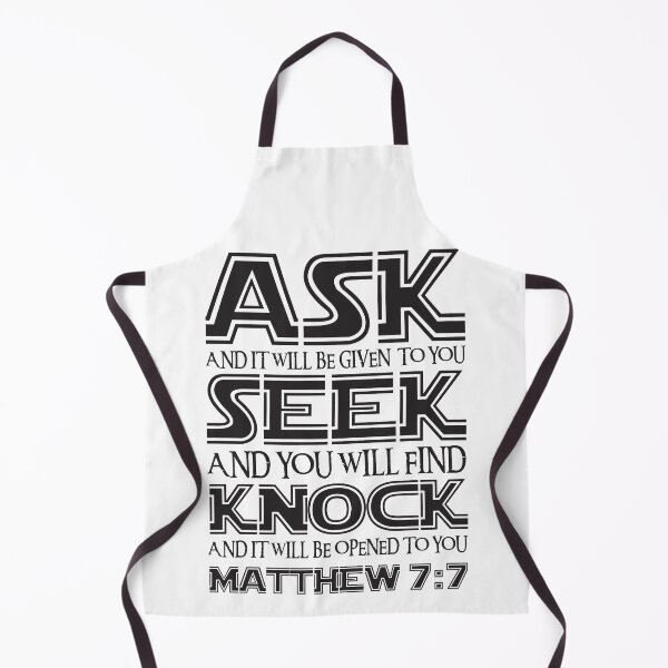 Item preview, Matthew 7:7 designed and sold by plushism.