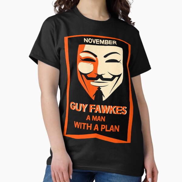 Item preview,  Guy Fawkes Night - 5th November - Guy Fawkes tshirt - Bonfire Night Gifts - Party Gifts designed and sold by happygiftideas.