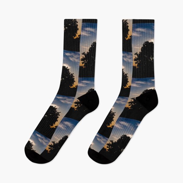 Item preview, Tree silhouette at sunset designed and sold by Life-s-A-Hike.