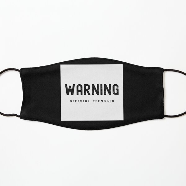 Warning Official Teenager 13th Birthday Gift T-Shirt Kids Mask