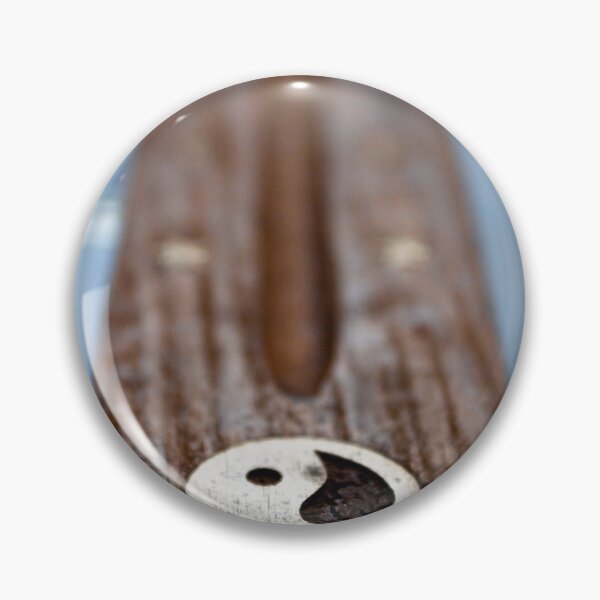 Item preview, Wooden ying yang incense sticks support designed and sold by Life-s-A-Hike.