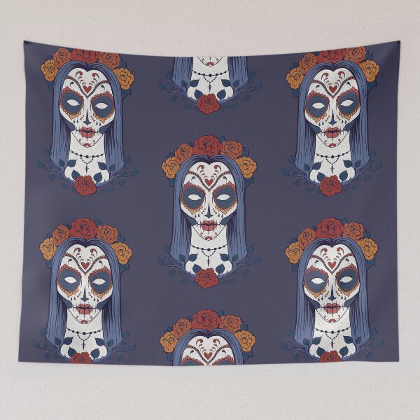 Item preview, La Catrina Azul designed and sold by Arthur Wendler.