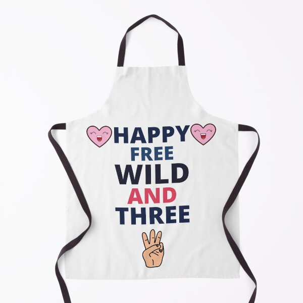 Item preview, happy free wild and three birthday shirt,boy birthday,birthday boy,third birthday boy,boy birthday shirt,three birthday designed and sold by BousboulaStorie.