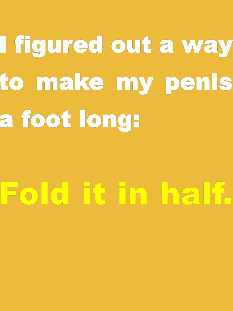 Foot-Long Penis Joke Apparel and Accessories Art Board Print for