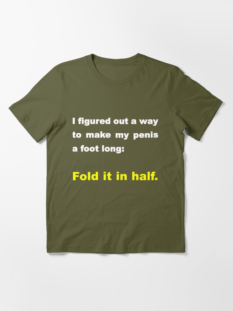 Foot-Long Penis Joke Apparel and Accessories Art Board Print for