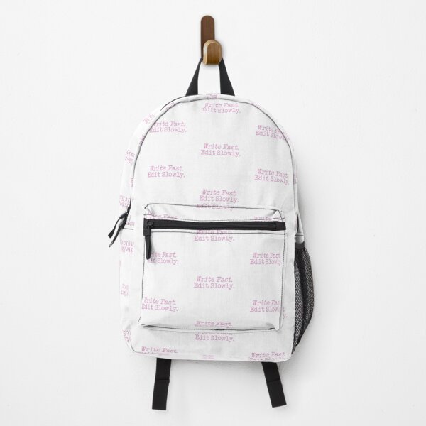 Item preview, write fast, edit slowly pink designed and sold by TeaRoseWriter.