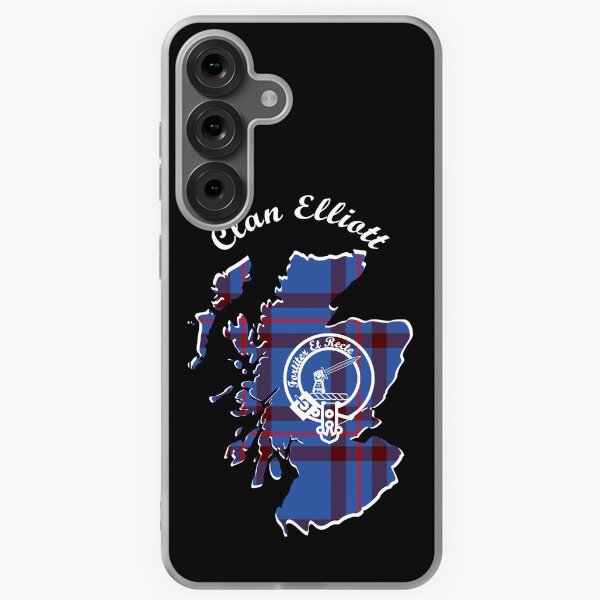Item preview, Clan Elliott Scotland Map Crest designed and sold by BagTown Clans.