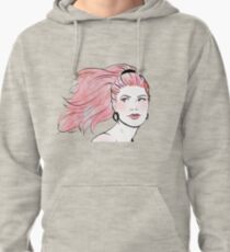 Spring Fashion Illustration Pullover Hoodie