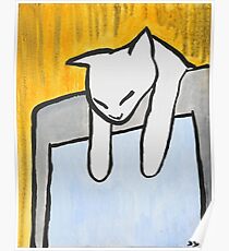 Sleeping on the Monitor Poster