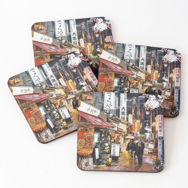 Item preview, Tokyo in the rain designed and sold by ErinNicholls.