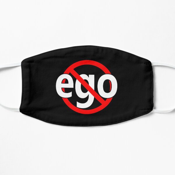 No Ego - Sigmund Freud Sayings Flat Mask