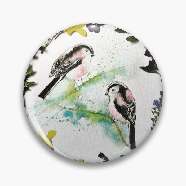 Item preview, Long tailed tit watercolour  designed and sold by Tracy  Churchill.