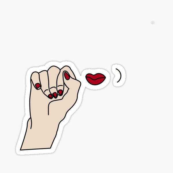 Blowjob French Oral Fellatio Mask Sticker