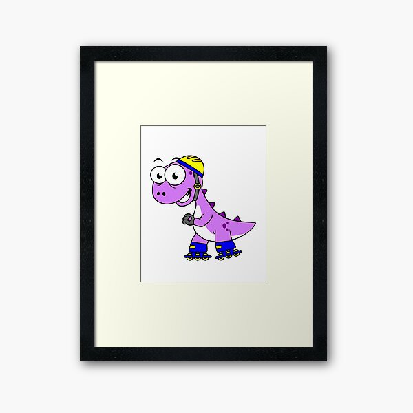 Item preview, Illustration of a skating Tyrannosaurus Rex. designed and sold by StocktrekImages.