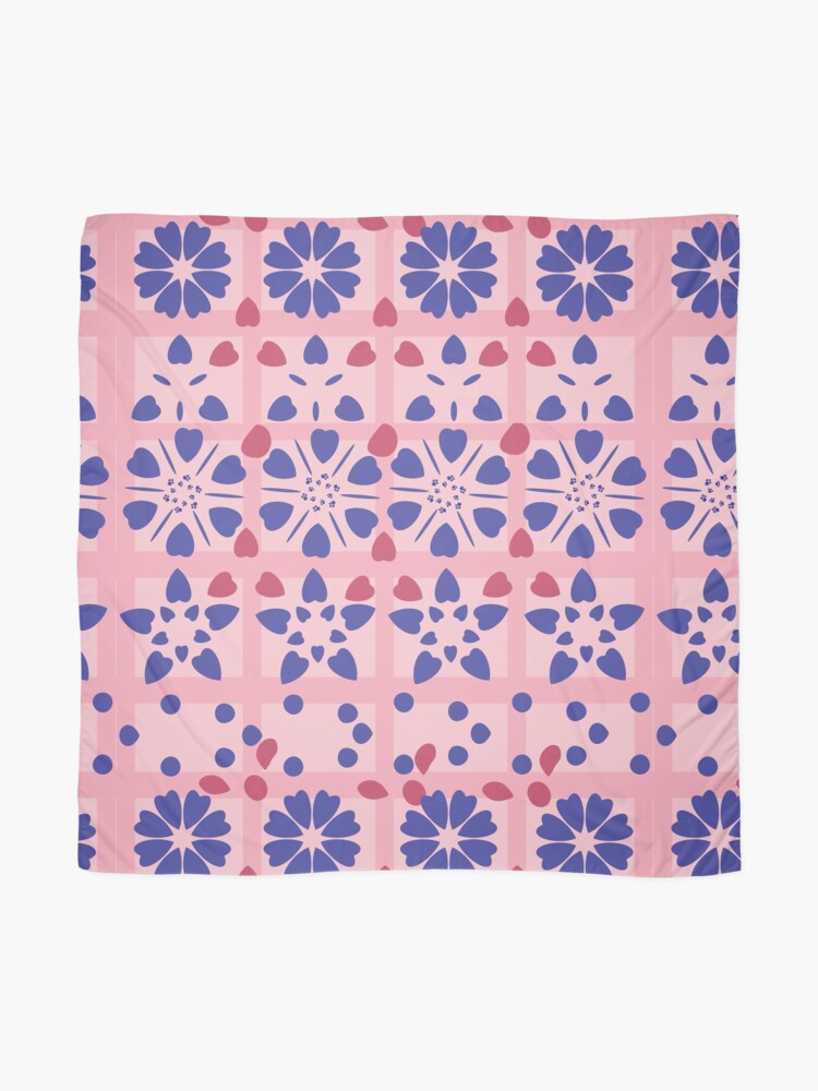 Alternate view of Blush Pink Floral Pattern Scarf