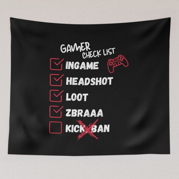 Item preview, Gamer Check List humor designed and sold by JuanKas.