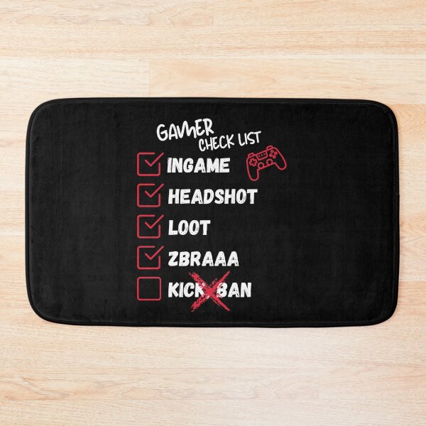 Item preview, Gamer Check List humor designed and sold by JuanKas.