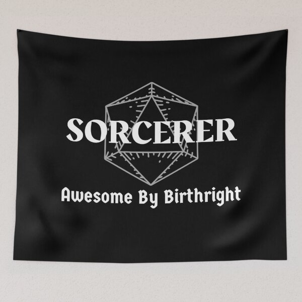 Item preview, "Awesome By Birthright" DnD Sorcerer Class Print designed and sold by ToplineDesigns.