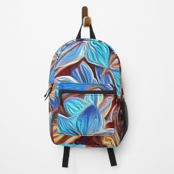 Item preview, Blue Floral Modern Painting by patjila designed and sold by patjila.
