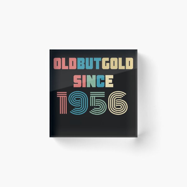 Item preview, Old But Gold 64. Birthday Gift Present for people who are born in 1956 Vintage Retro style  designed and sold by Yenon.